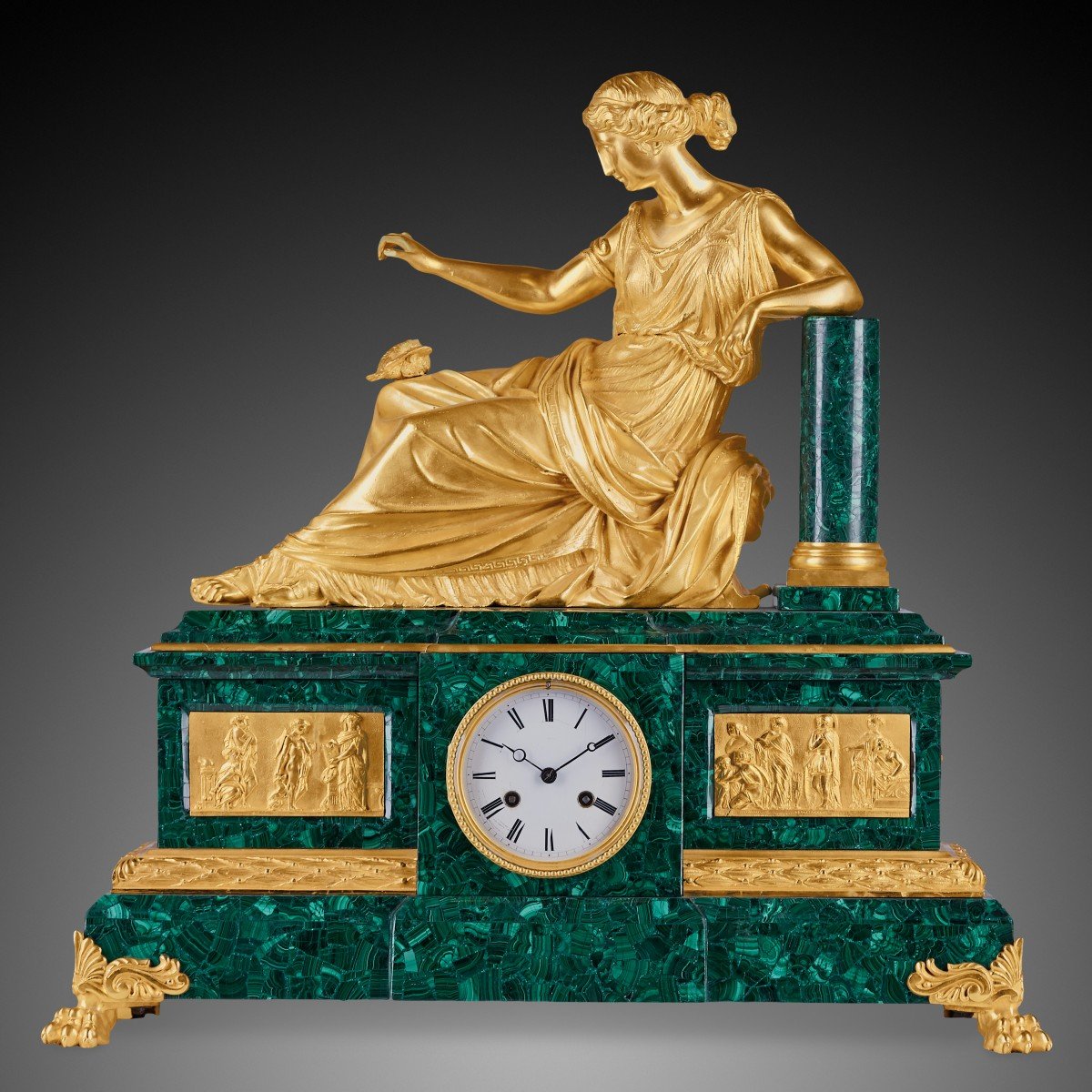 19th Century Mantel Clock, Napoleon III Period.