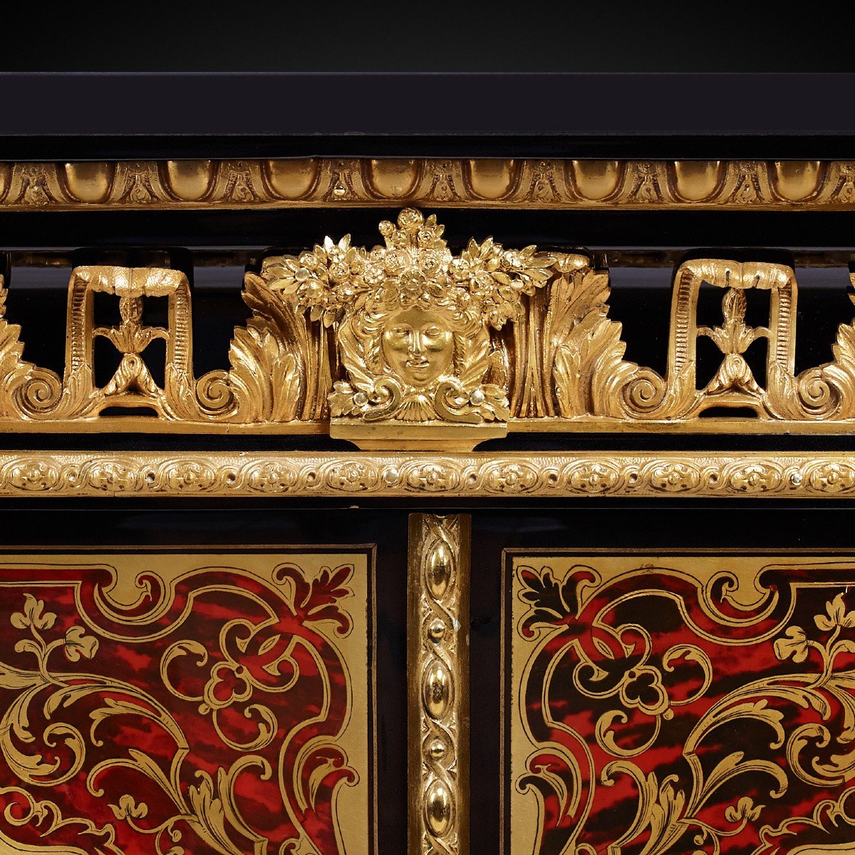 19th Century Napoleon III Boulle Style Commode-photo-3