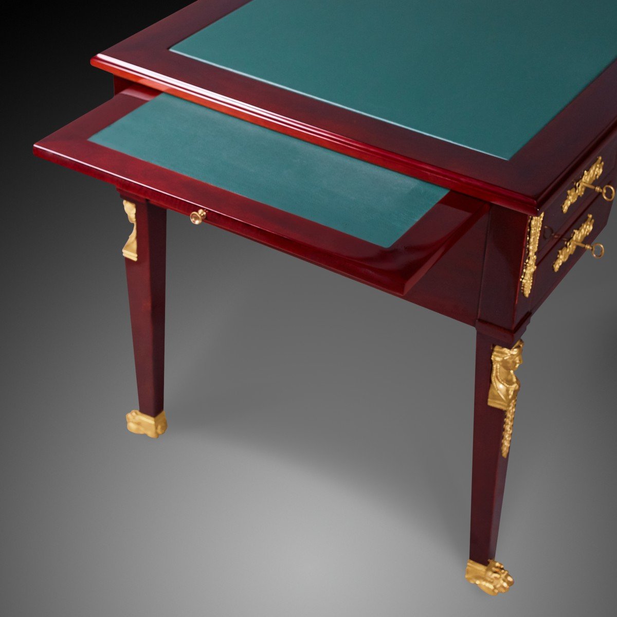 19th Century French Empire Style Desk-photo-4