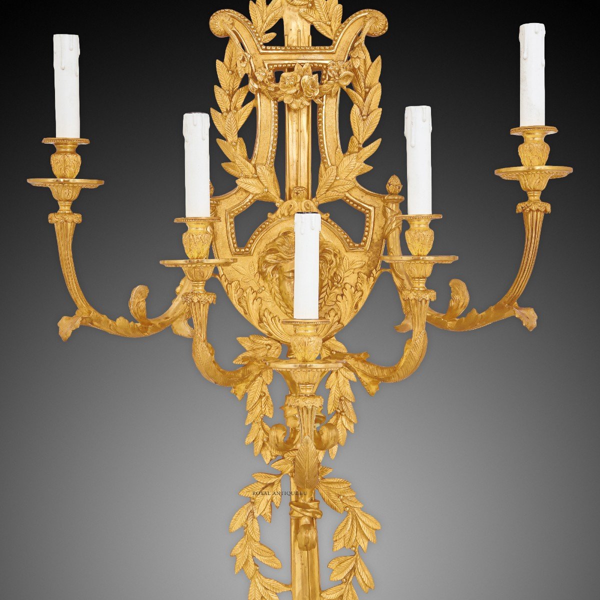 Pair Of 19th Century Louis XVI Sconces-photo-2
