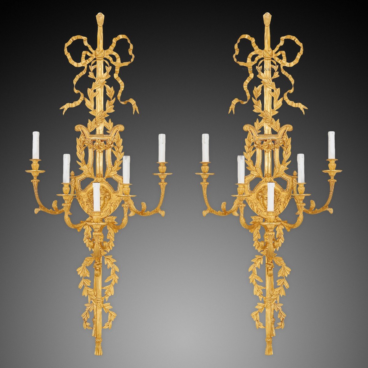 Pair Of 19th Century Louis XVI Sconces