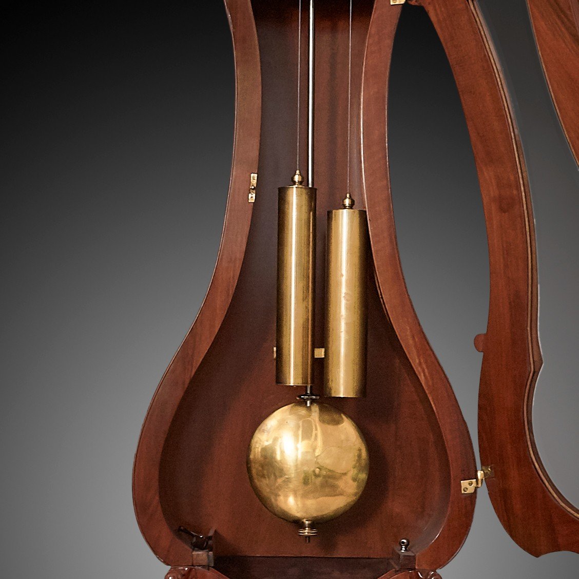 Long Pendulum Louis XVI Style Mounted Regulator-photo-2