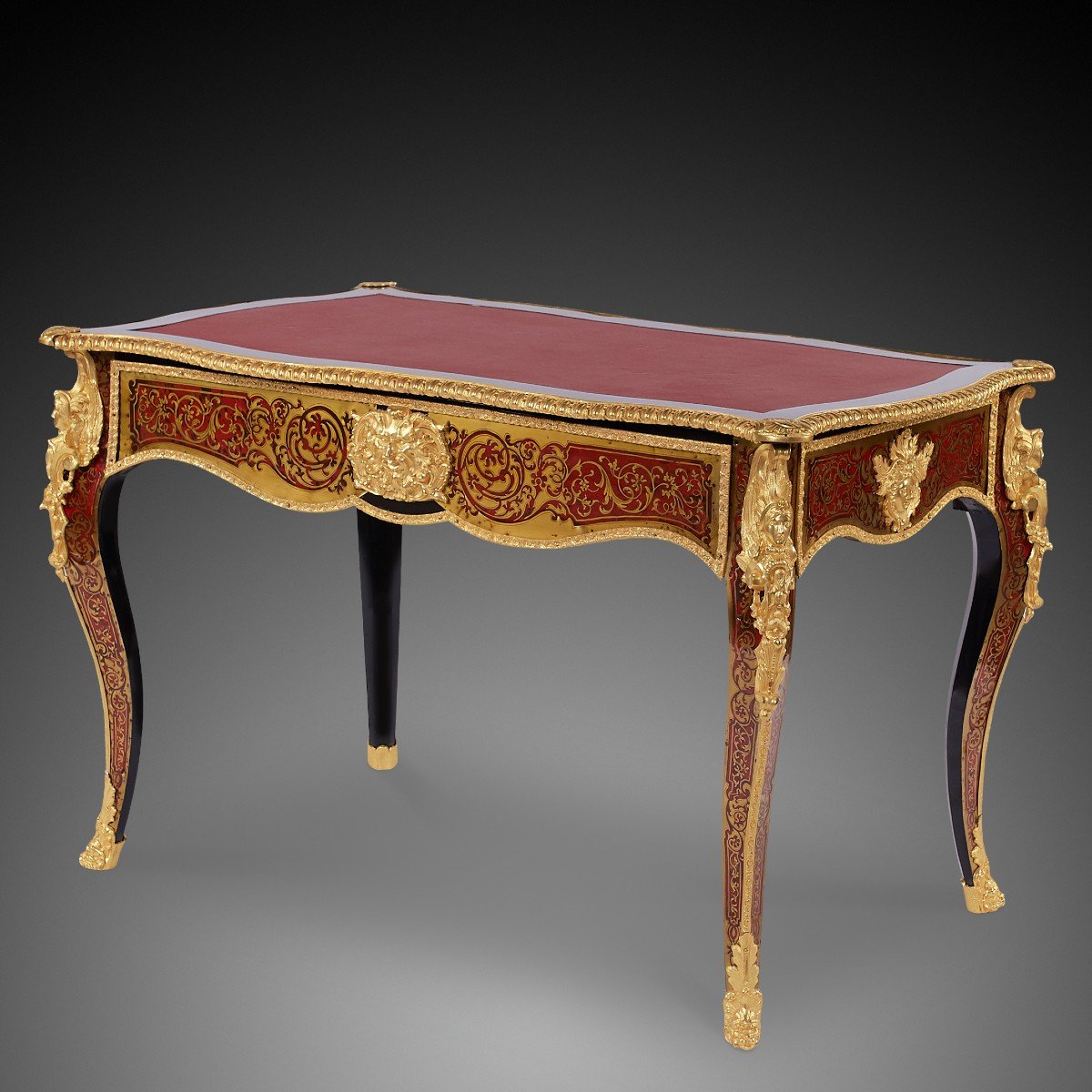 Boulle Desk, Napoleon III From The Nineteenth Century.-photo-3