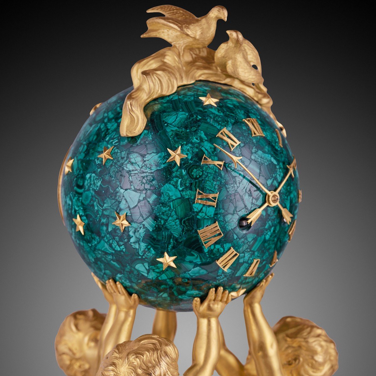 A Louis XVI Style Mantel Clock, 19th Century.-photo-2