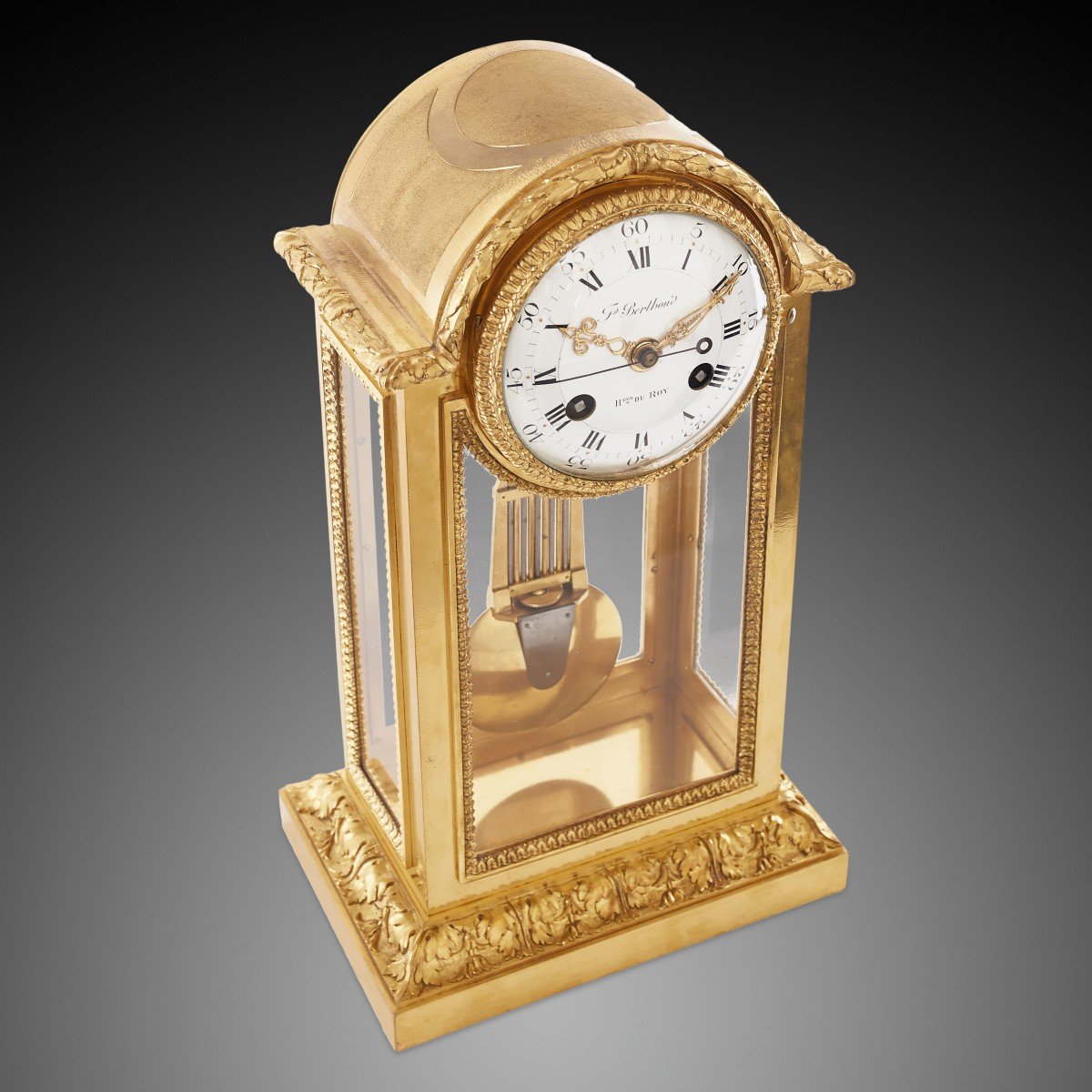 Louis XVI Regulatory Fireplace Clock XIXth Century-photo-3