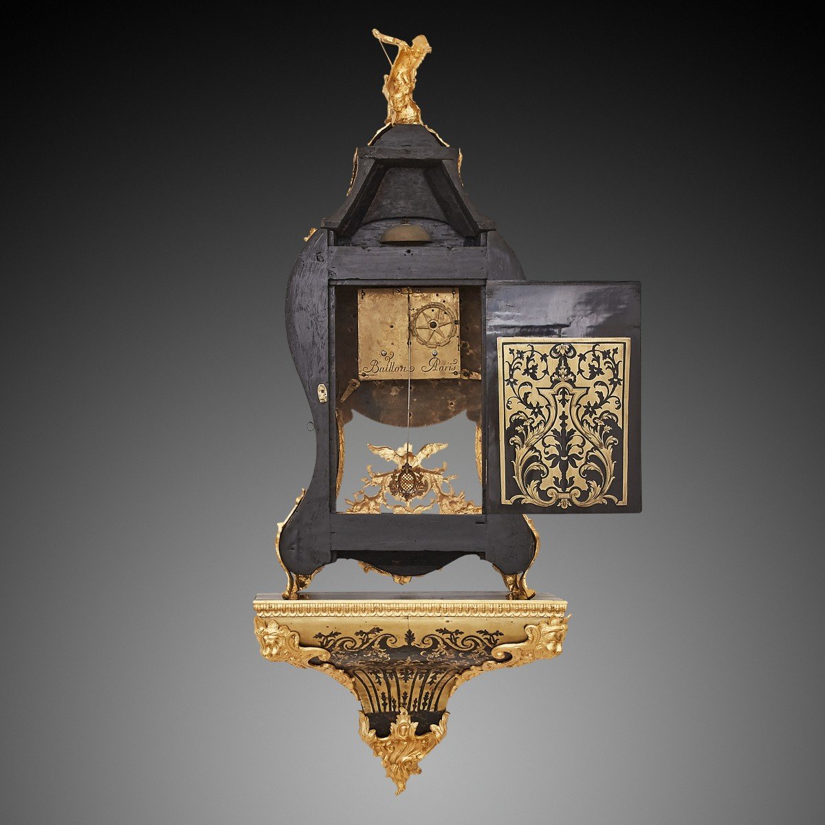 18th Boulle Wall Clock-photo-2