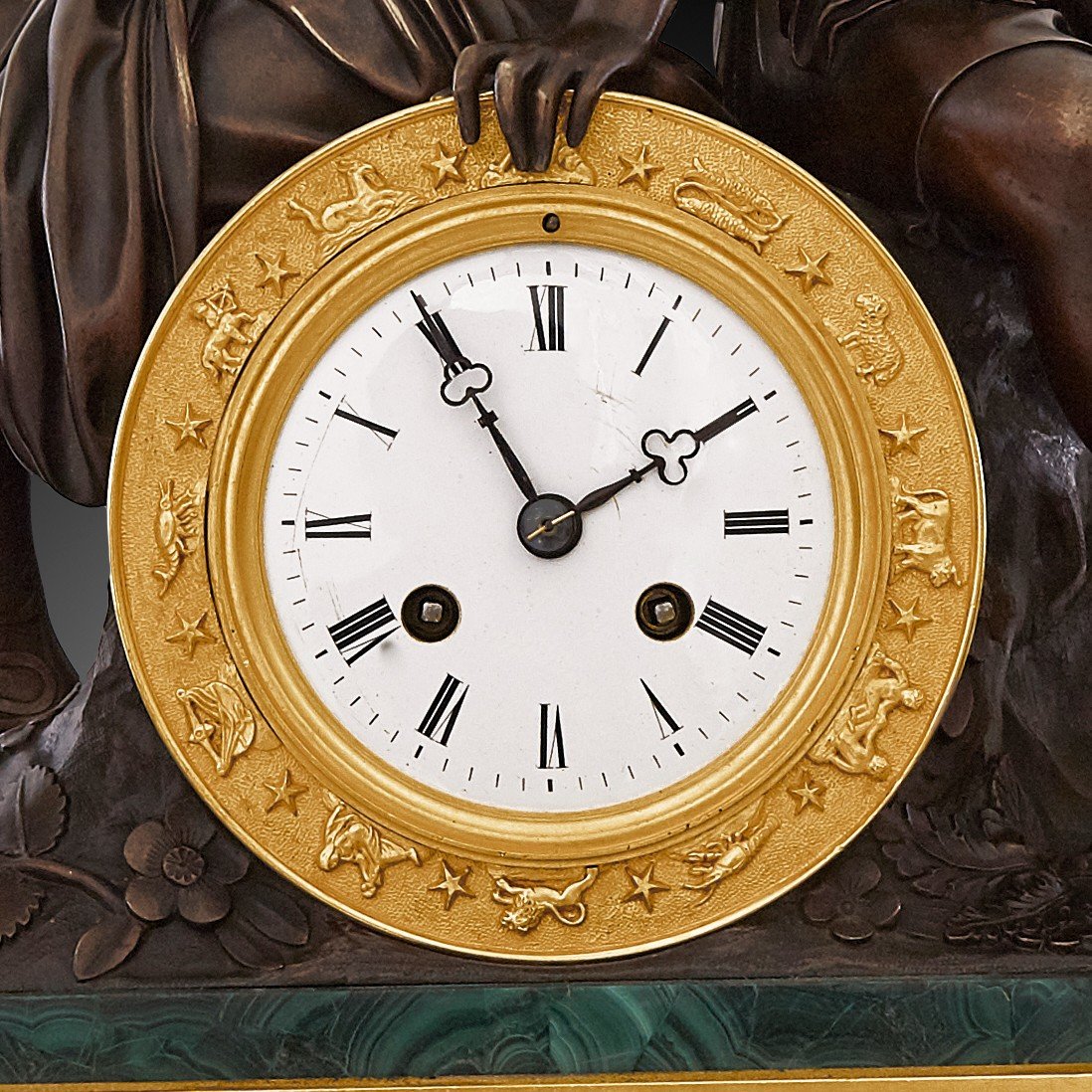 A Napoleon III Style Mantel Clock, XIXth Century.-photo-2