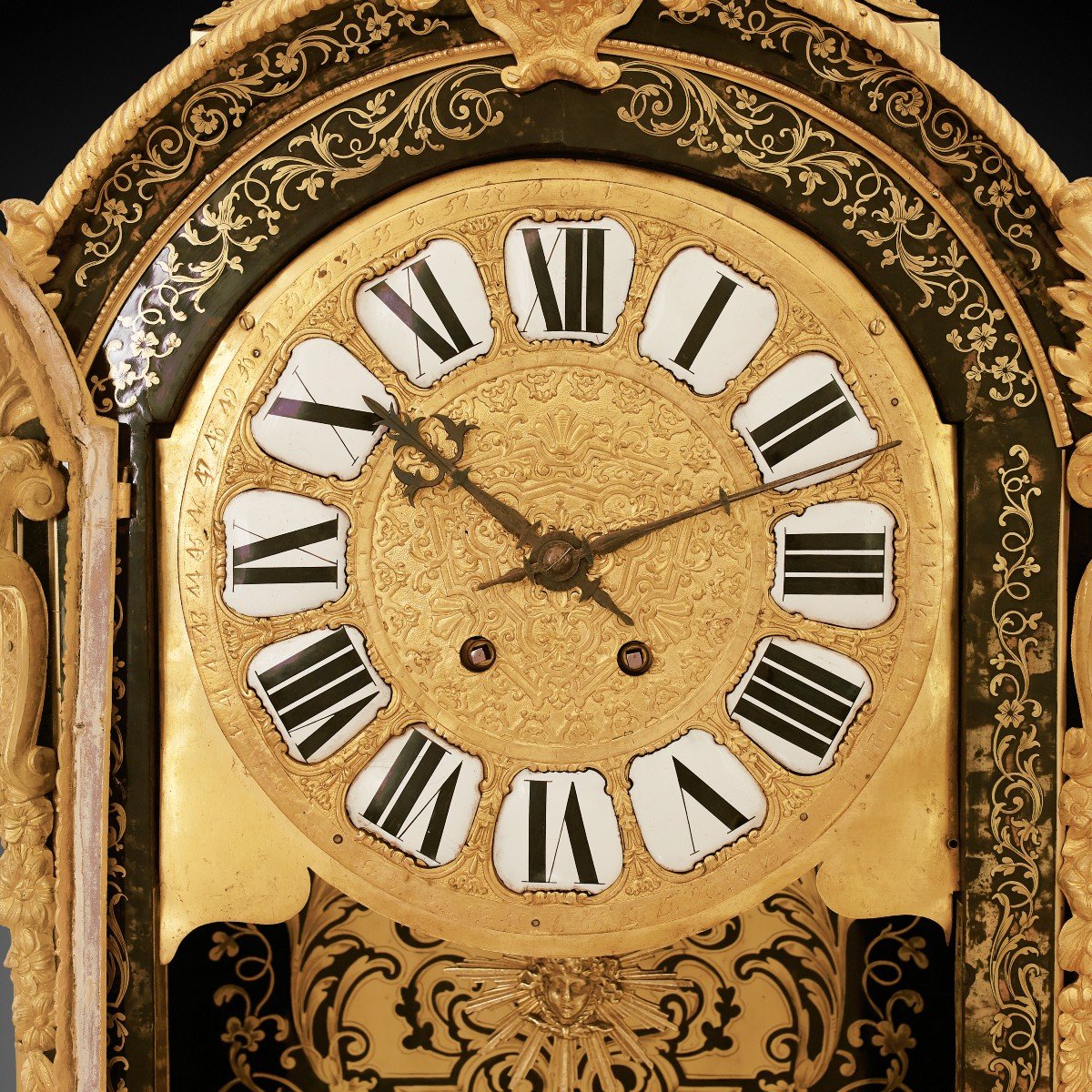 19th Century Boulle Wall Clock-photo-5