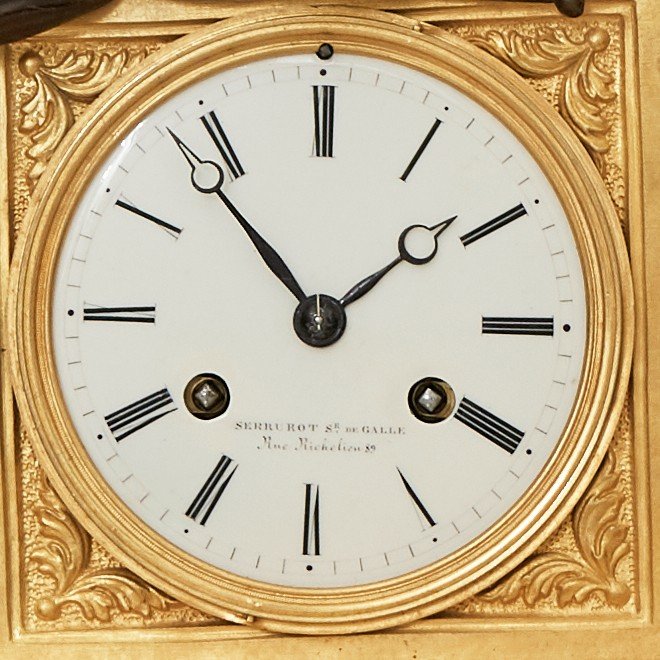 Une Pendule De Bureau De Style Napoléon III, Du 19ème Siècle.-photo-4