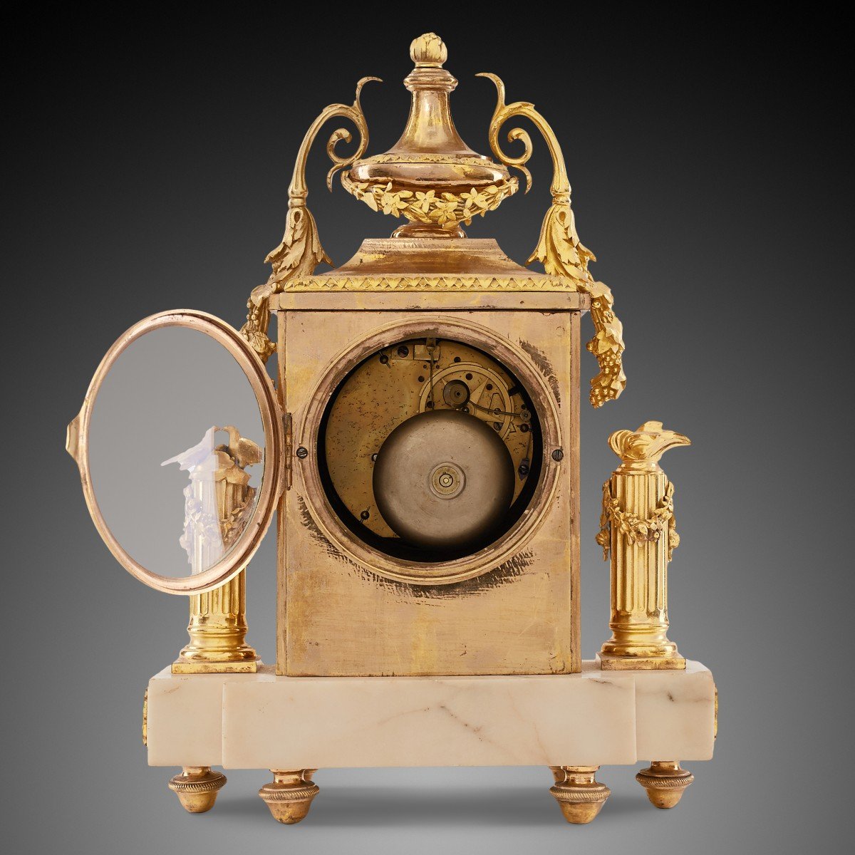 Pendule De Cheminée 18ème Siècle Epoque Louis XV Par Merra à Paris-photo-4