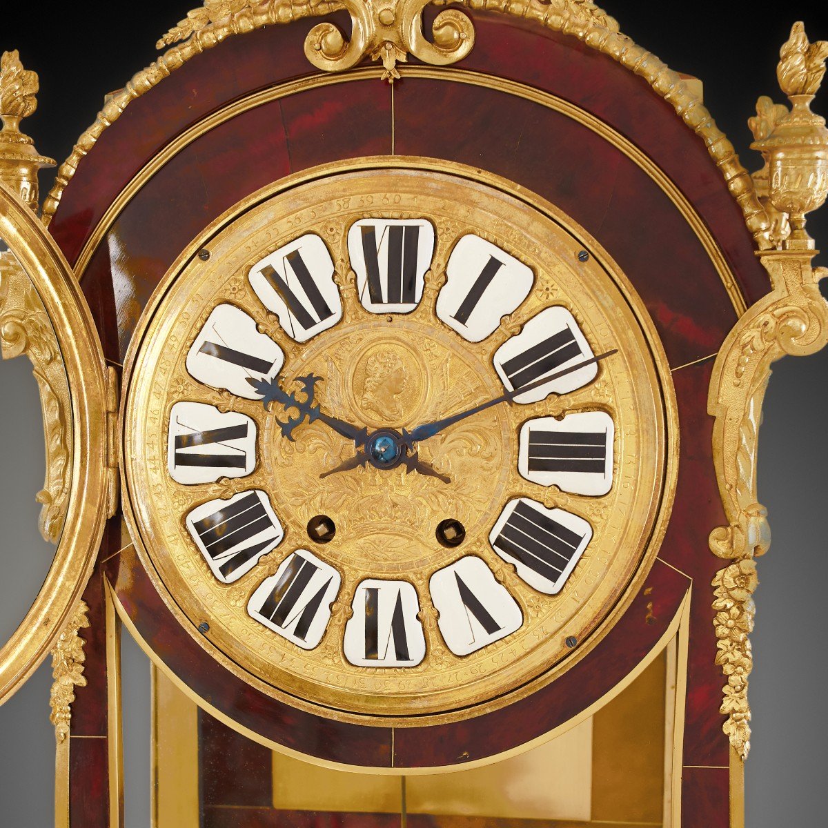 19th Century Louis XVI Wall Clock-photo-2