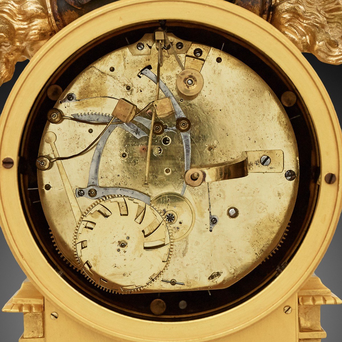 18th Century Philosophical Clock By Pierre Rive In Colmar-photo-3