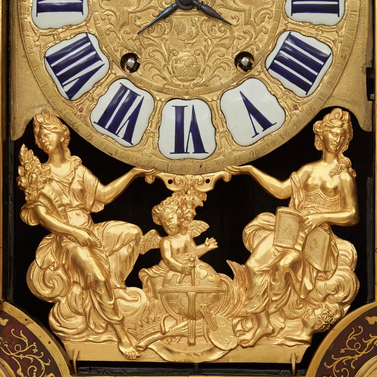19th Century Mantel Clock Louis XV Period-photo-2