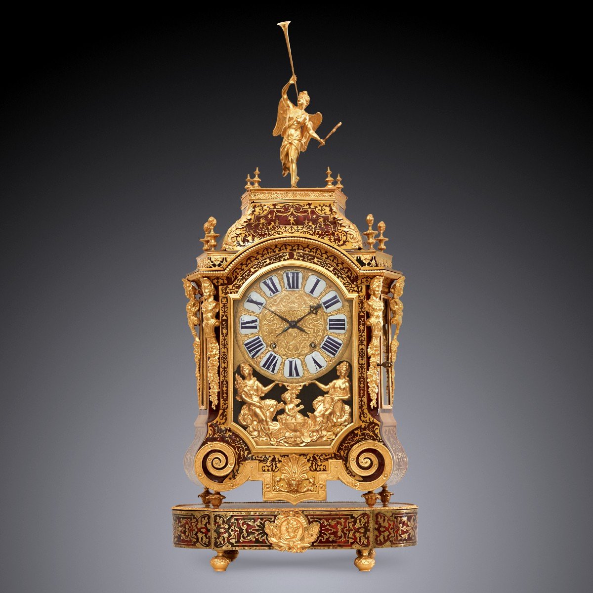 19th Century Mantel Clock Louis XV Period
