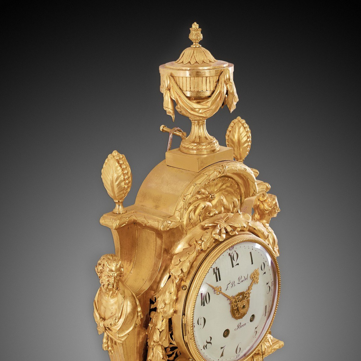 18th Century Louis XVI Wall Clock-photo-4