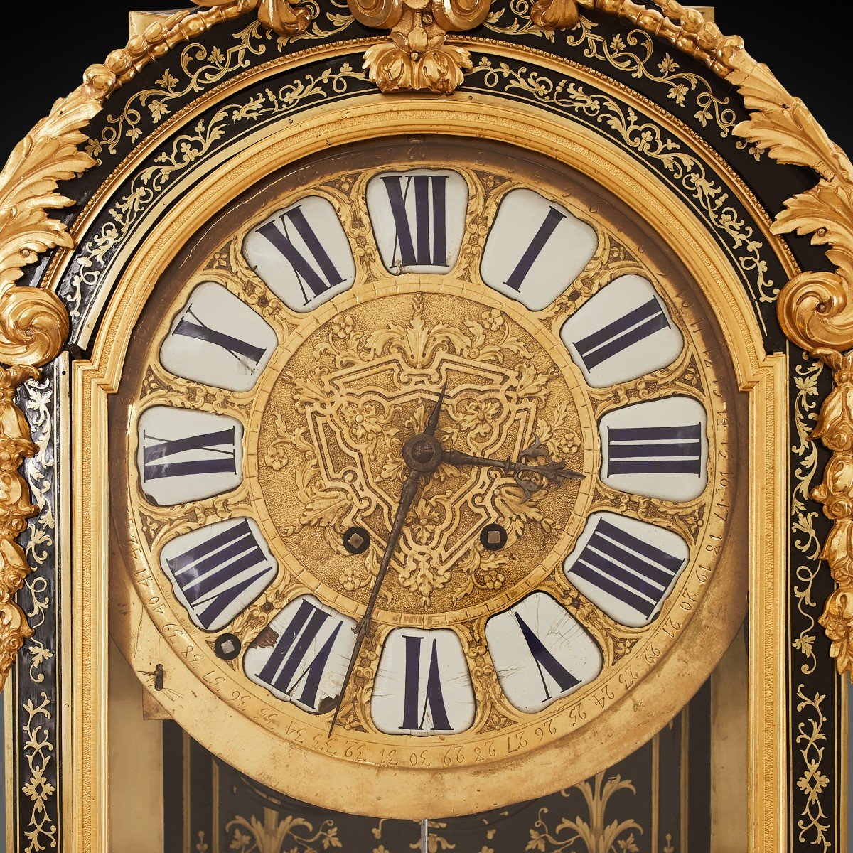 19th Century Boulle Wall Clock-photo-2