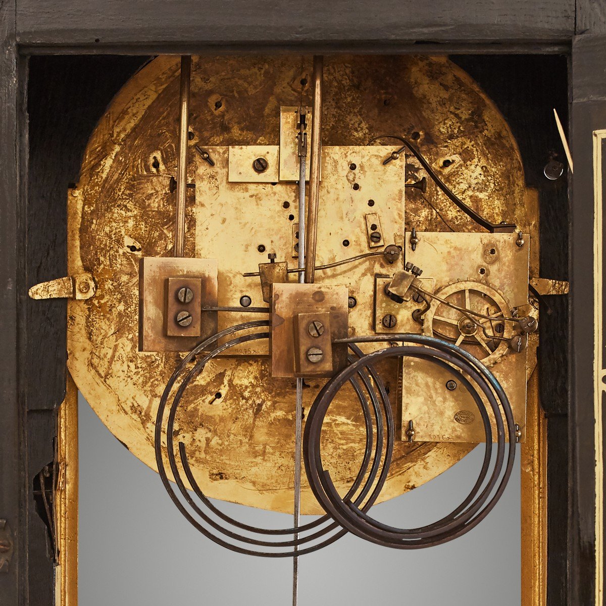 19th Century Boulle Wall Clock-photo-3