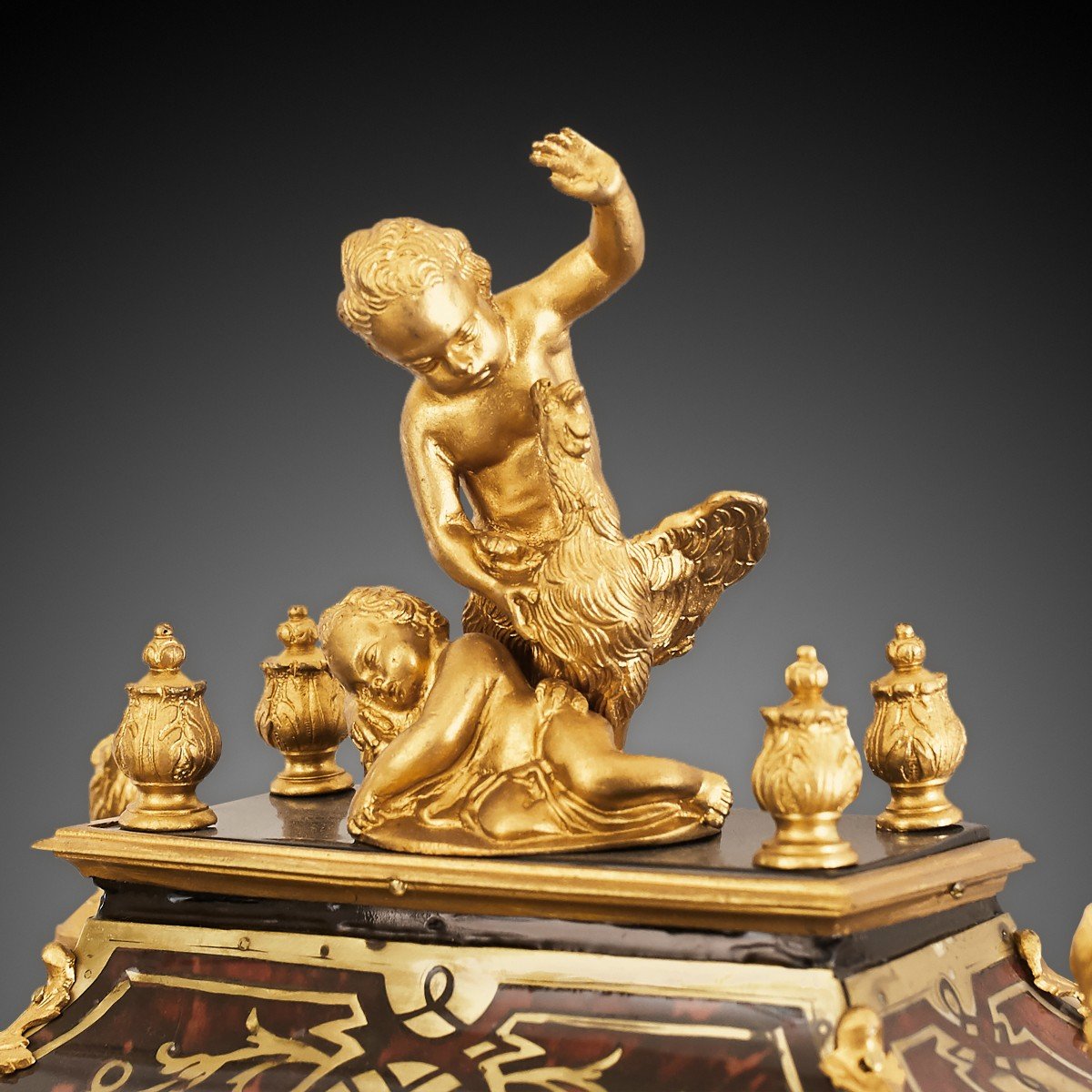 18th Century Wall Clock Louis XV-photo-1