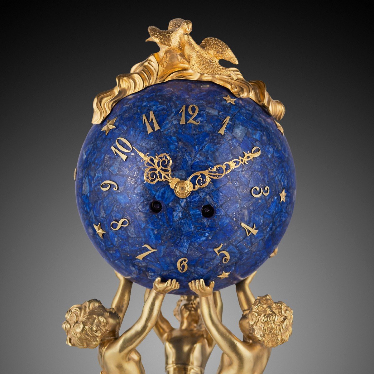 A Louis XVI Style Mantel Clock, 19th Century.-photo-2