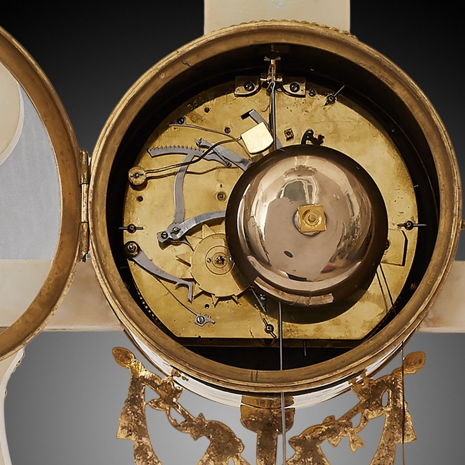18th Century Mantel Clock, Louis XV Period.-photo-3
