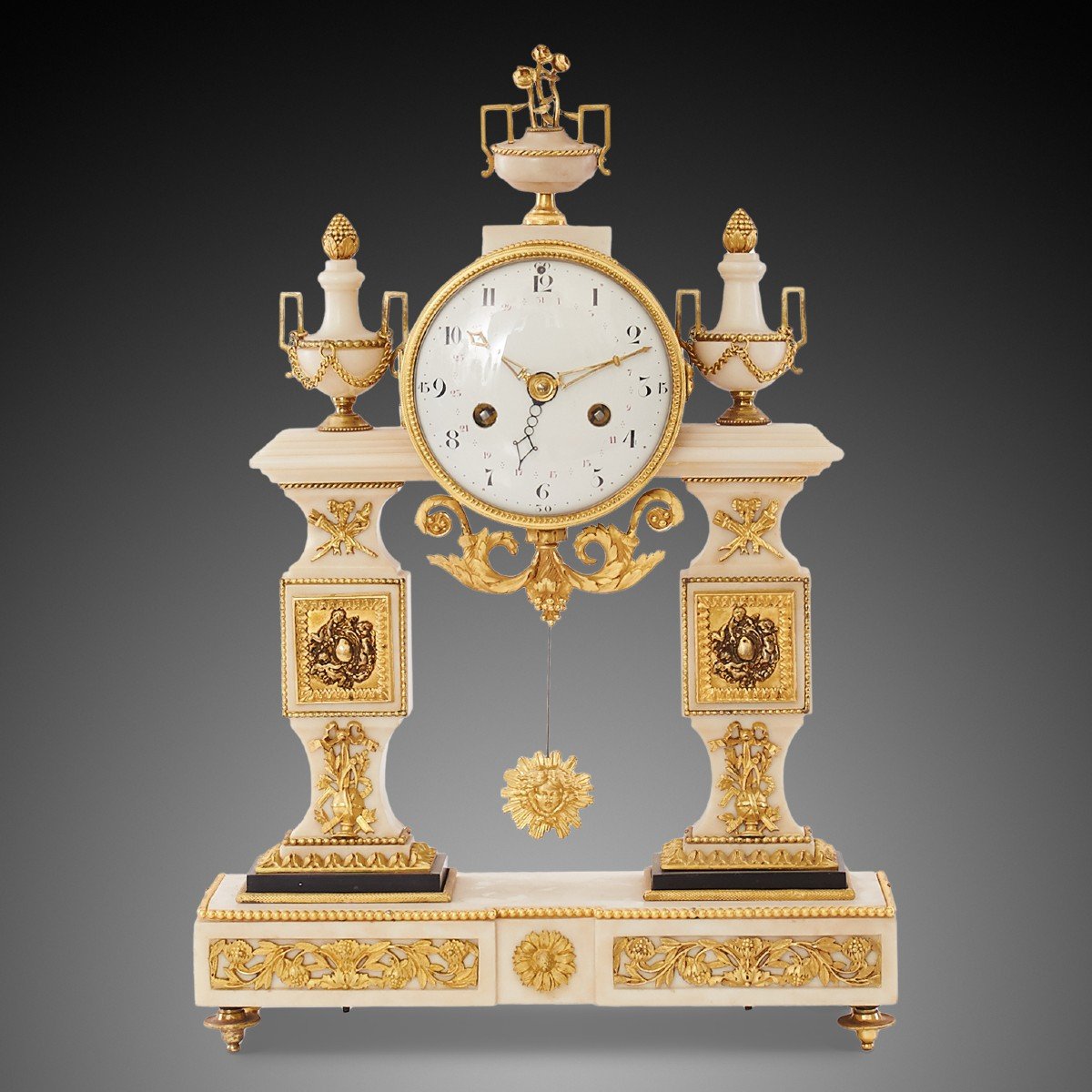 18th Century Mantel Clock, Louis XV Period.