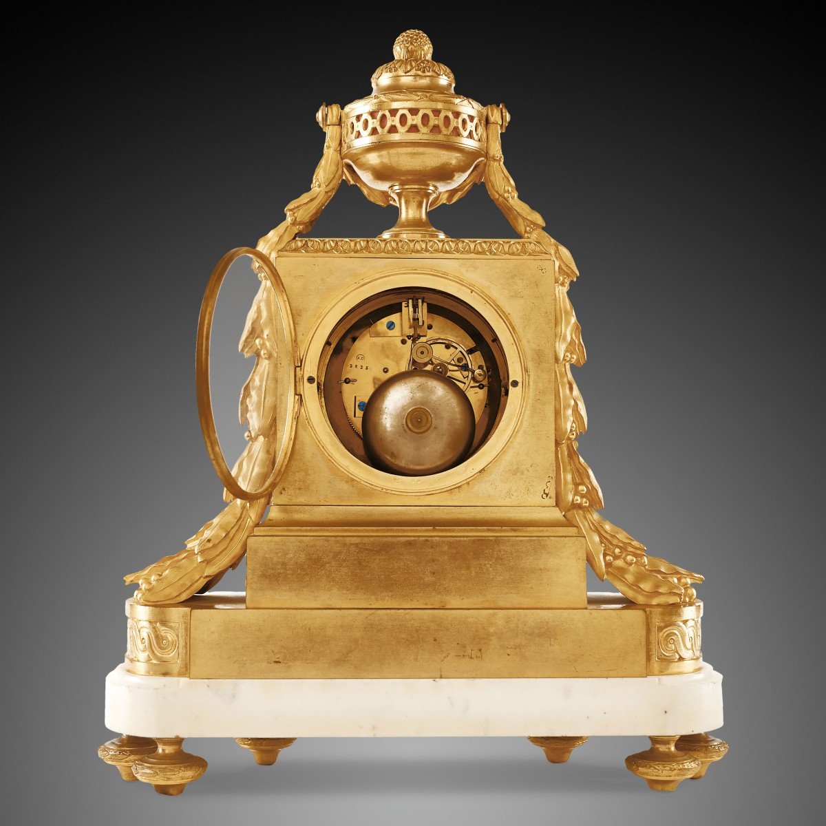 18th Century Mantel Clock Louis XVI Period By Fques Gudin In Paris-photo-2