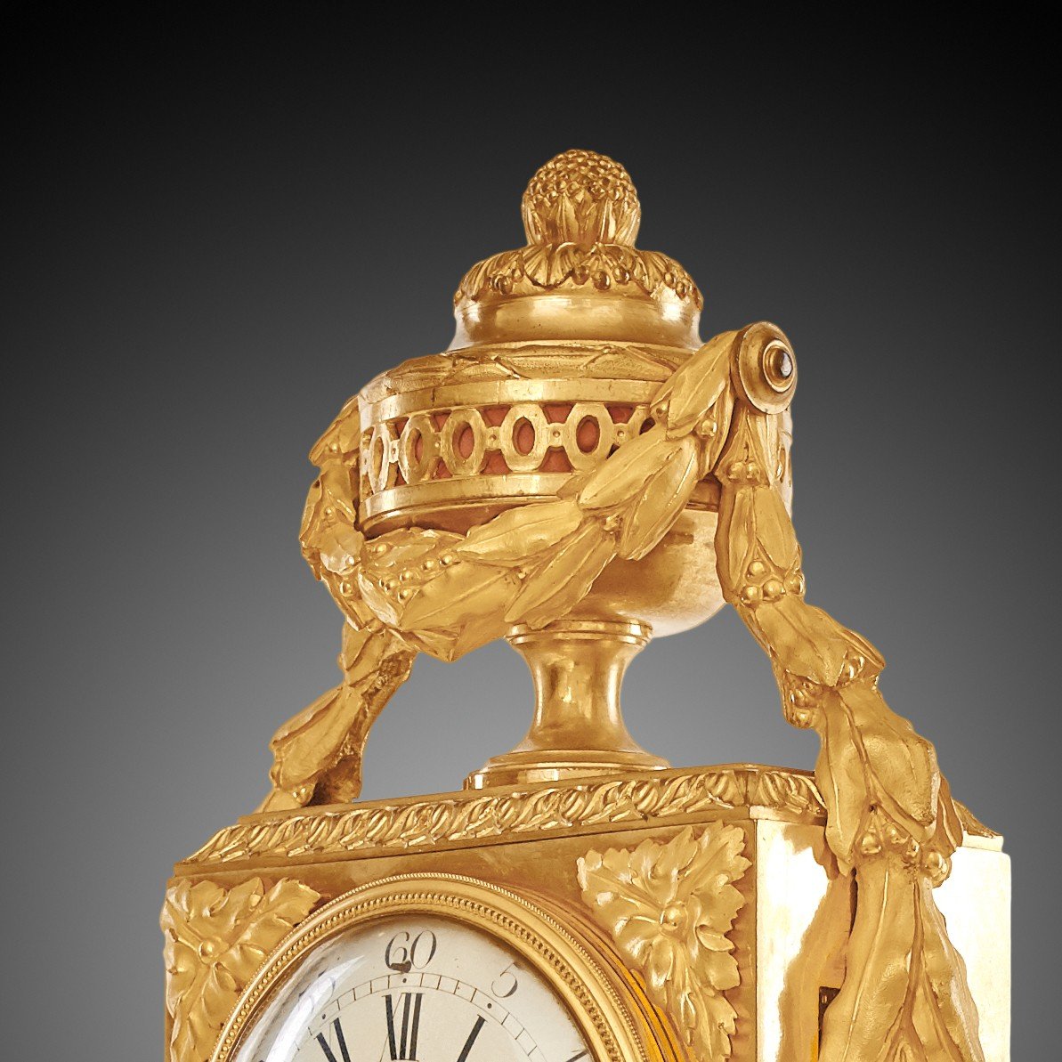 18th Century Mantel Clock Louis XVI Period By Fques Gudin In Paris-photo-3