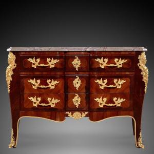 19th Century French Commode, Louis XV Period, Rococo Style