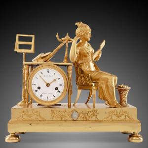 Pendule De Cheminée  Style Empire
