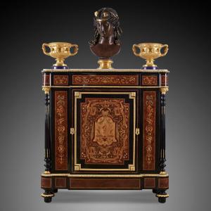 19th Century Exotic Wood Cabinet