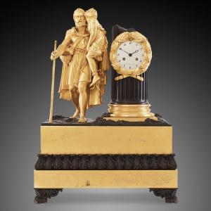 18th Century Mantel Clock Louis XV Period By Kinable In Paris