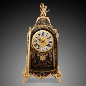 XVIIIth Boulle Style Desk Clock,