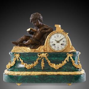 A Napoleon III Style Mantel Clock, XIXth Century.