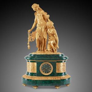 A Napoleon III Style Mantel Clock, 19th Century.
