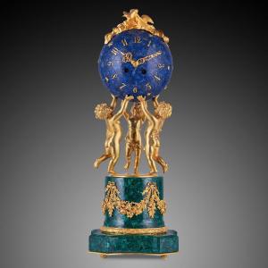 A Louis XVI Style Mantel Clock, 19th Century.