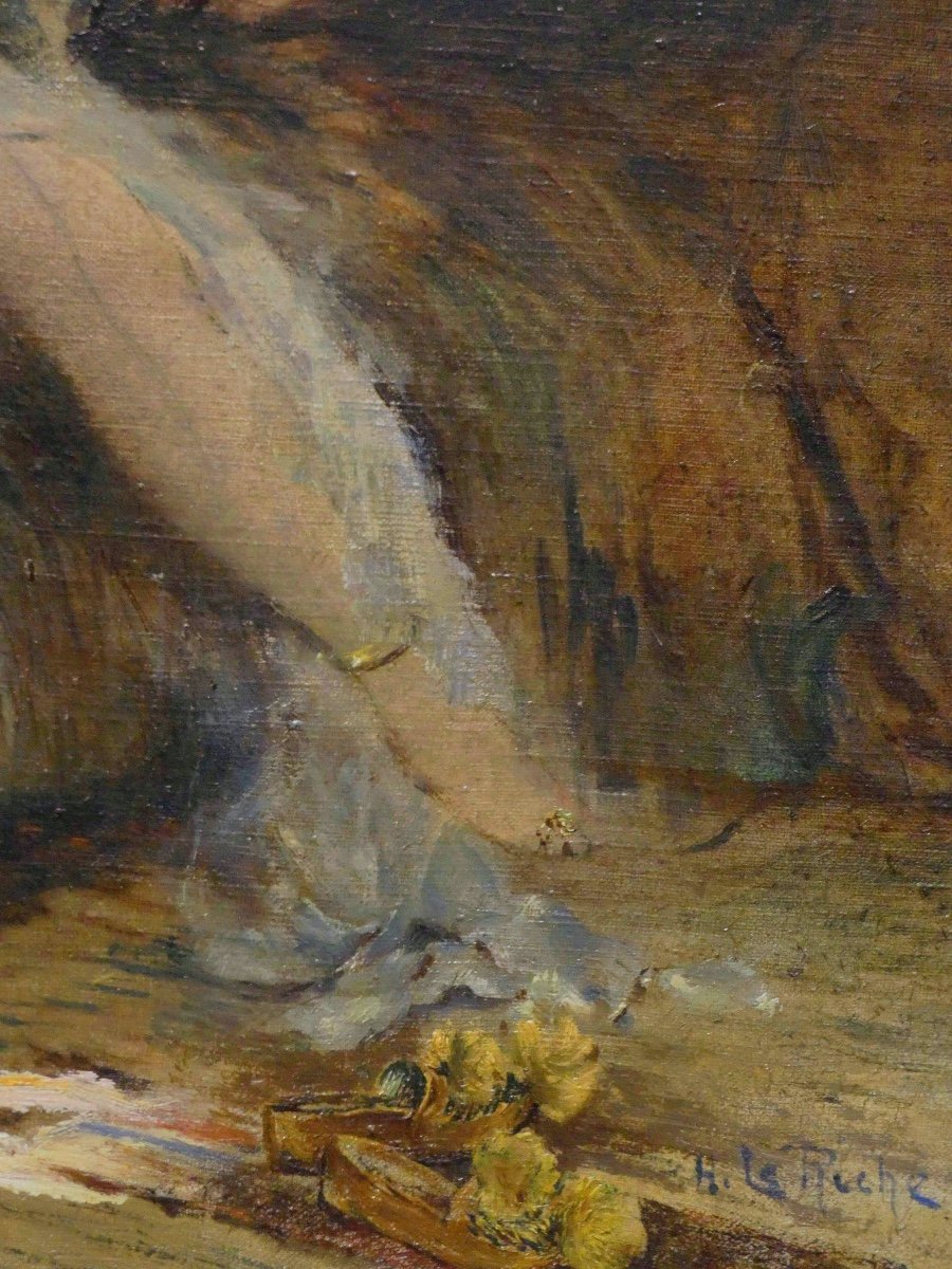 Henri Le Riche, « Femmes Nues Au Divan »  fin XIXème - Orientalisme-photo-1
