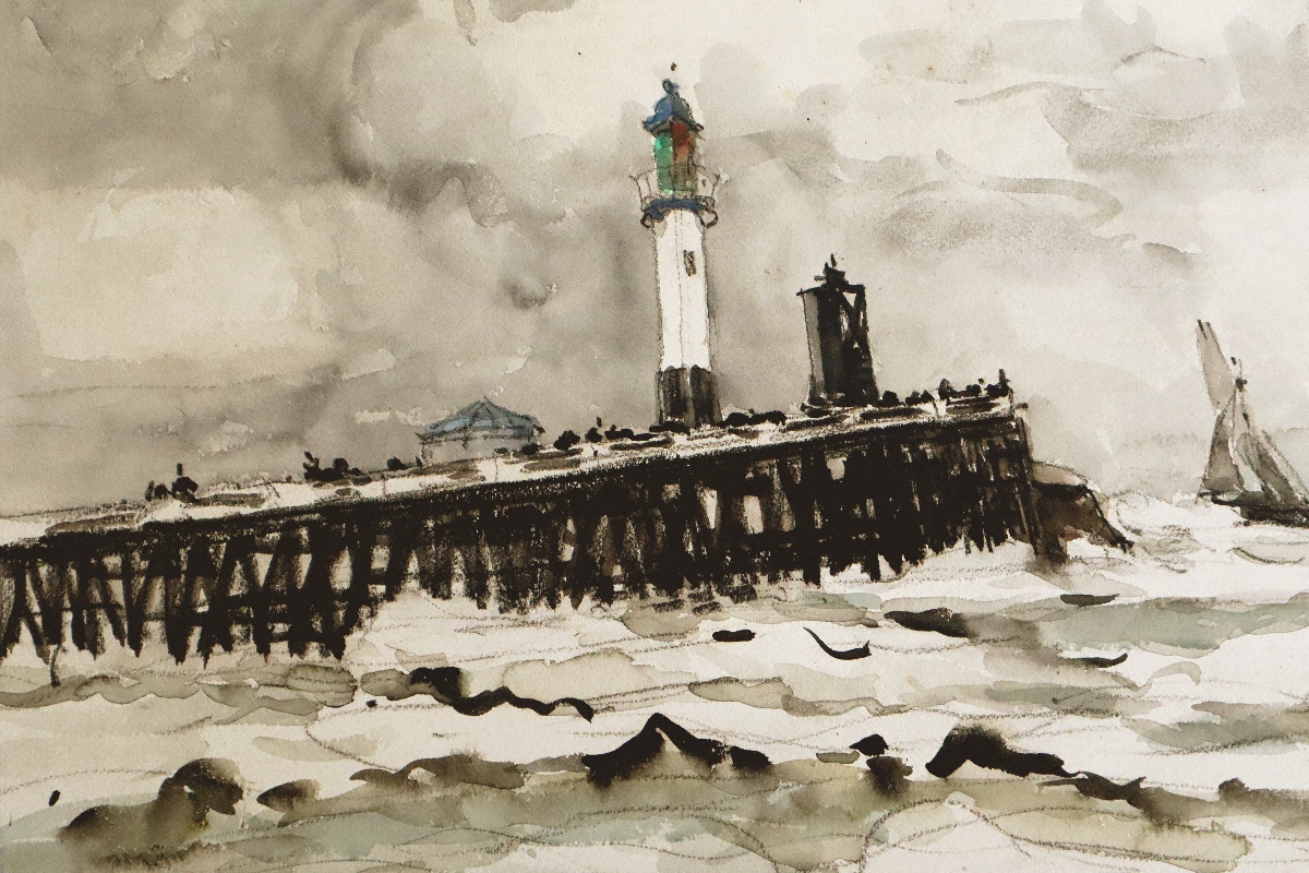 Frank-Will " Régate à Honfleur" circa 1930 - Ecole de Montmartre - Gen-Paul, Leprin-photo-4