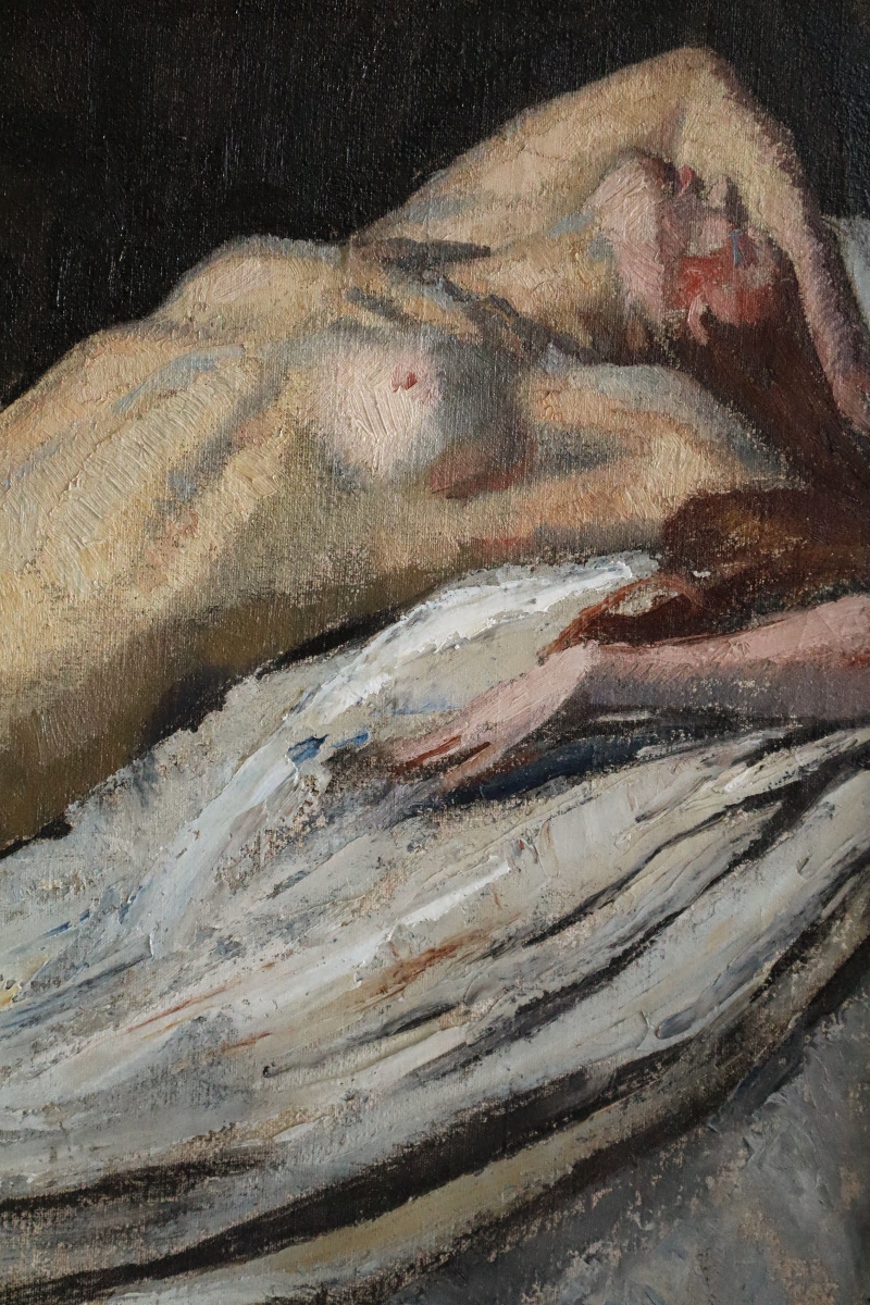 Jean de Botton "Nu allangui" circa 1935  Art-Déco - Post-cubisme-photo-2