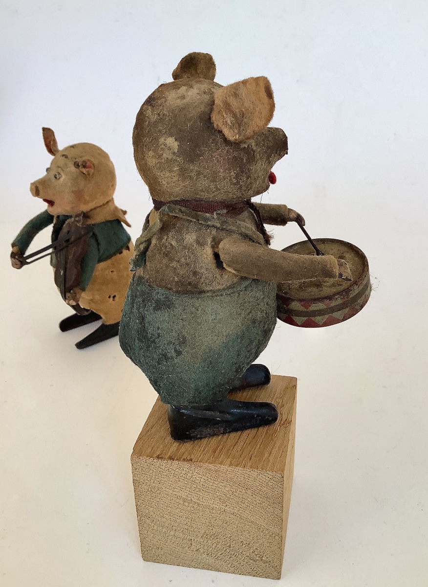 Cochons musiciens . Jouets Schuko. 1930-photo-1