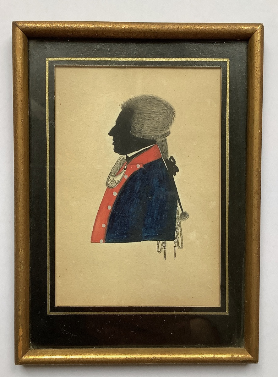 Four Watercolor "silhouette"portraits-photo-3