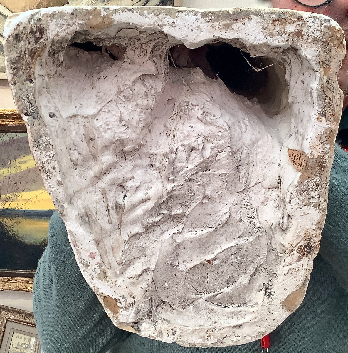 "Pomone" Importante sculpture en plâtre Art Déco par Josep Dunach, Ecole catalane-photo-4