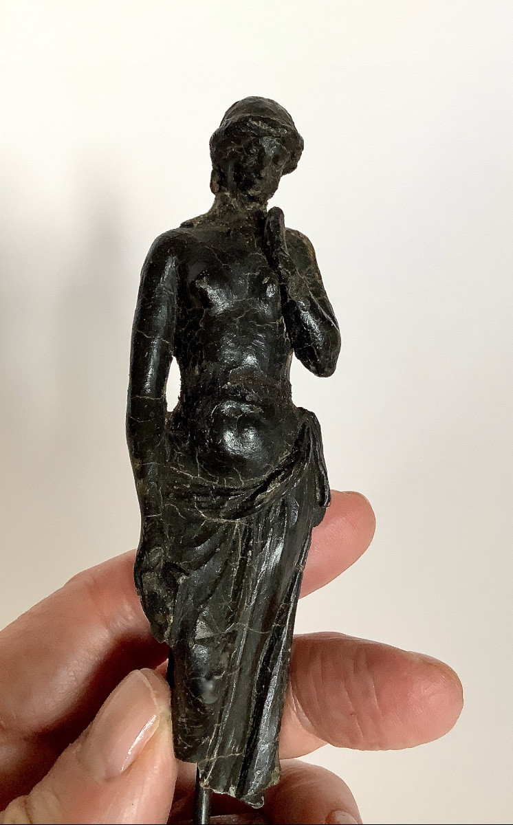 Small Wax Vestal From The 18th Century-photo-3