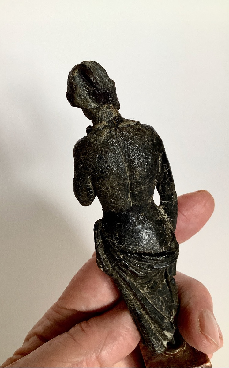 Small Wax Vestal From The 18th Century-photo-4