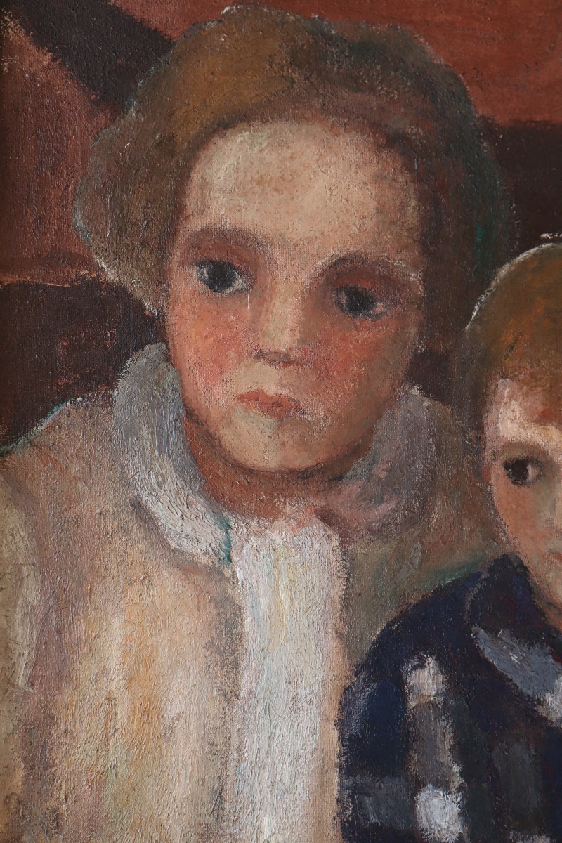 "Les enfants" circa 1920 - Ecole de Paris-photo-2