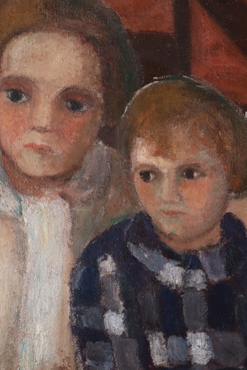 "Les enfants" circa 1920 - Ecole de Paris-photo-4