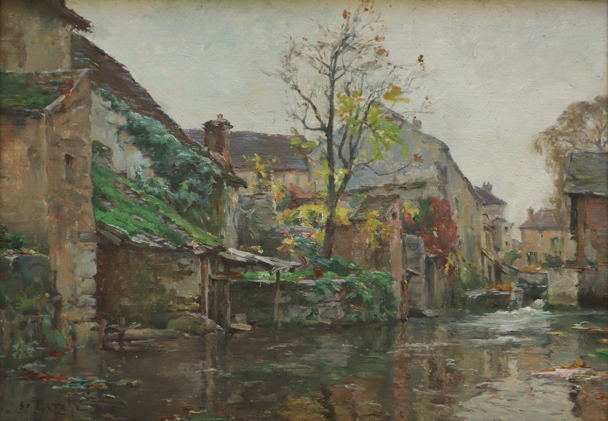 Ernest Marché "Les petits fossés de Nemours"-photo-1