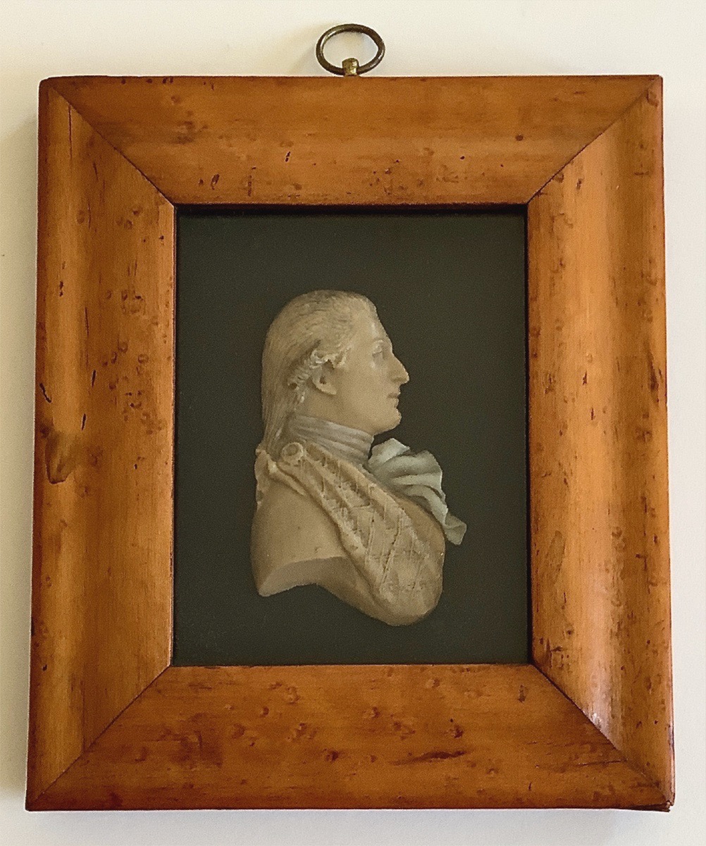 "bonnie Prince Charlie" (charles Edward Stuart) Jacobite Wax Portrait 