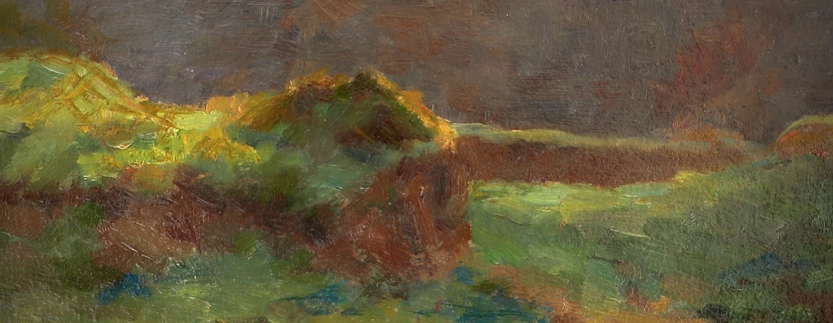 Eugène Verdyen, "at The Edge Of The Woods," C. 1880 — Belgian — Impressionism-photo-1