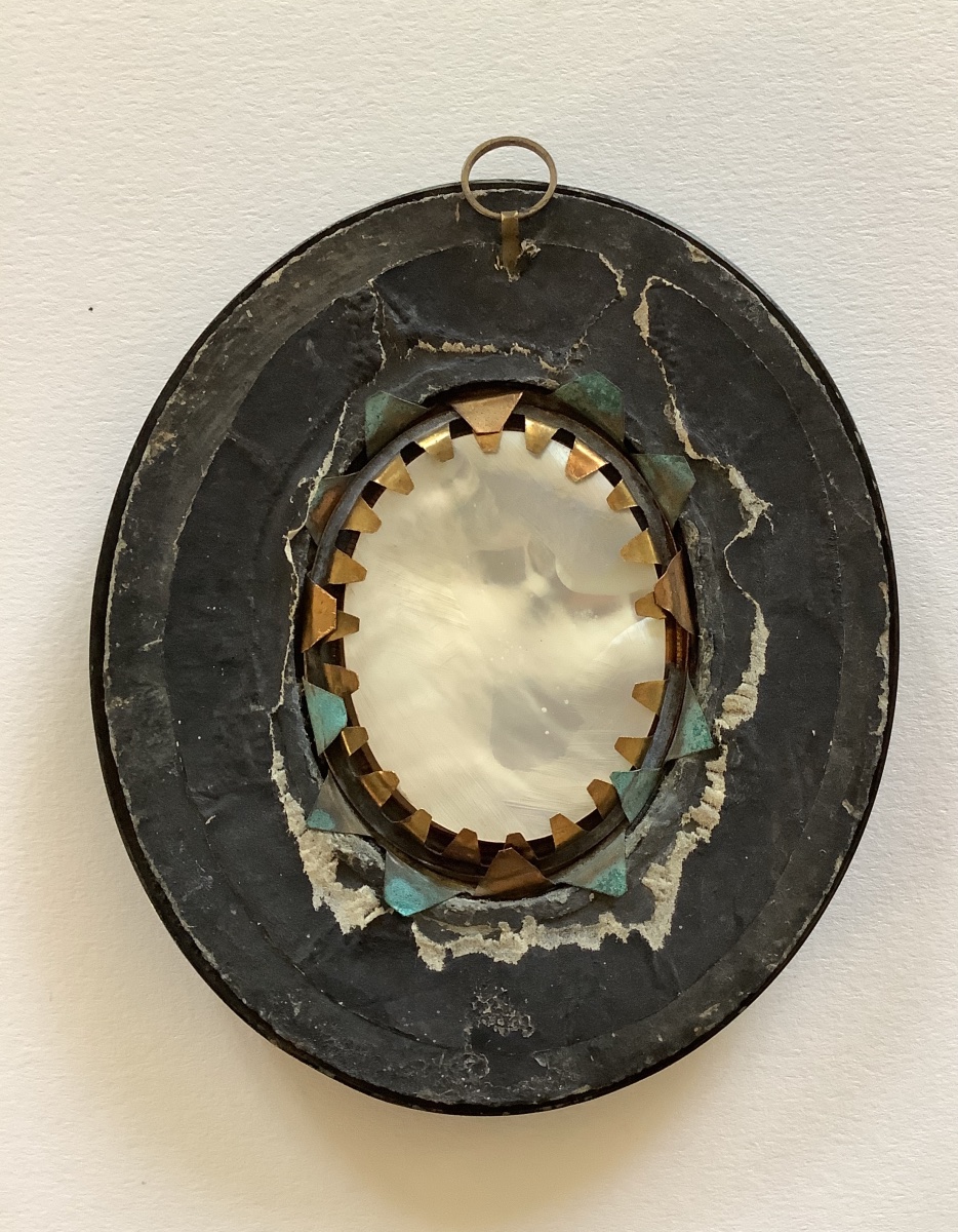 Portrait Of Frédéric Chopin, Carved Mother-of-pearl Miniature-photo-3