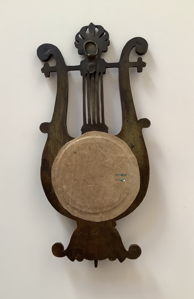 Hanger For A Bronze Frame, Decorated With An Engraving On The Theme Of Hunting-photo-3
